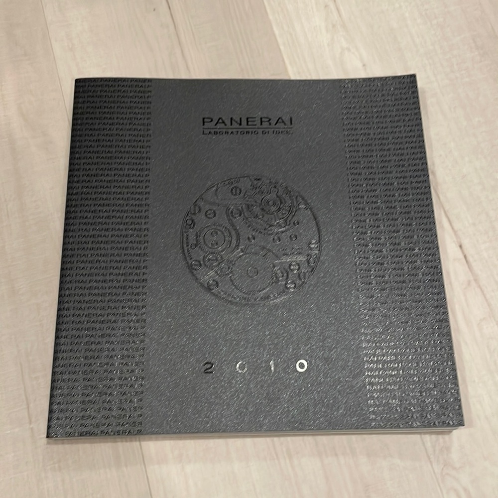 Panerai 2010 watch catalog
